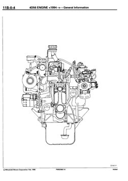 Mitsubishi 4D56 Engine Overview | PDF | Internal Combustion Engine ...
