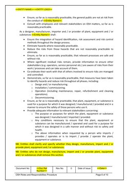 Osh Roles OSH Roles and Responsibilities Guide | PDF | Occupational Safety And ...