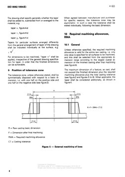 ISO 8062:1994 Casting Tolerances Guide | PDF | International ...