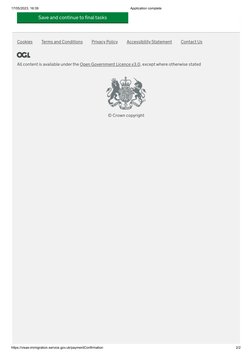 (http://www.nationalarchives.gov.uk/doc/open-government-licence/version/3)17/05/2023, 16:39
Application complete
https://vis