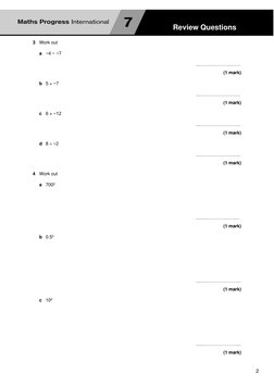 Year 7 Maths Progress Workbook | PDF | Mathematics | Elementary Mathematics