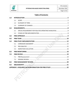 Petronas Risk Ranking Petronas Technical Standards: PETRONAS Risk-Based Inspection (PRBI ...