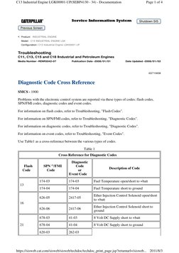 C13 Engine Diagnostic Codes Guide | PDF | Throttle | Turbocharger