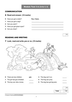 Smiles 3 Module Test 3 A (Units 5, 6) | PDF | Mammals