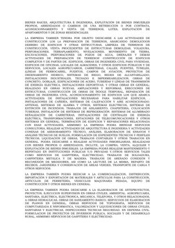 BIENES RAICES, ARQUITECTURA E INGENIERIA, EXPLOTÁCIÓN DE BIENES INMUEBLES
PROPIOS,  ARRENDADOS  O  CAMBIOS  DE  UNA  RETRIBUC