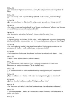 30.Cap. 31
¿Qué piensa hacer Vigilante con respecto a Zero? ¿Por qué?¿Qué hacen con el expediente de
Zero?
31.Cap. 32
¿Qué ha