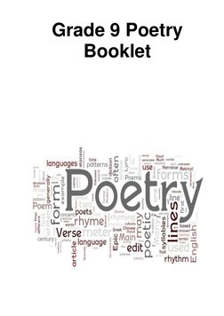 Grade 9 Poetry Study Guide | PDF | Poetry | Metre (Poetry)