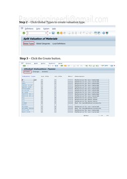 Split Valuation Configuration in SAP MM | PDF | Valuation (Finance ...