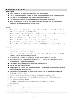 Brickwork Method Statement for Manholes | PDF | Concrete | Brick