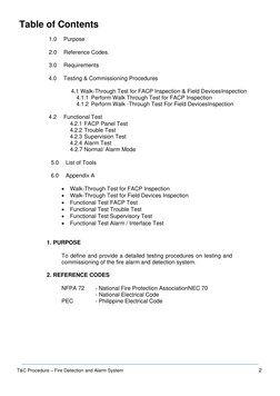 Fire Alarm System Testing Procedures | PDF | Building Engineering ...