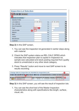 Sap Incoming Inspection SAP Incoming Raw Material Inspection Guide | PDF | Receipt | Business ...