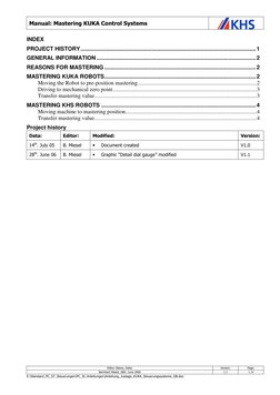 Mastering Procedures for KUKA Robots | PDF