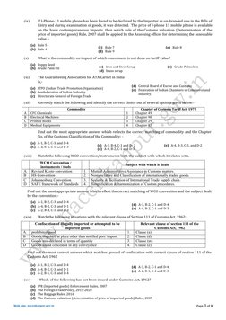 Custom Inspector Descriptive Paper Customs Exam Paper for Inspectors | PDF | Customs | Goods