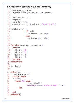 SystemVerilog Constraints Examples | PDF | Software Engineering ...