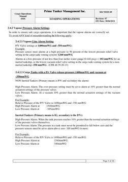 Cargo Operations 
Manual   
(010) 
Prime Tanker Management Inc. 
 
SECTION 09 
 
LOADING OPERATIONS 
  
Revision: 07 
Eff.