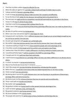 Sacks Sentence Completion Test Insights | PDF | Self-Improvement | Wellness