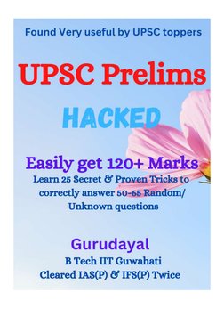 UPSC Prelims Success Techniques Guide | PDF | Knowledge