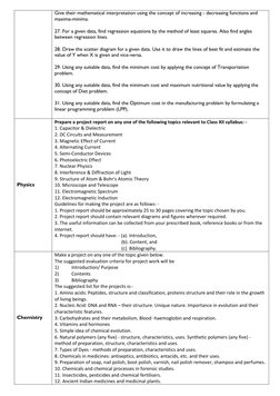 Class 12 Project Guidelines and Topics | PDF | Function (Mathematics ...