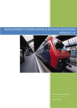Notes and Revision Ques