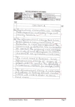 Development Studies Notes MODULE 1 -4
Page 7