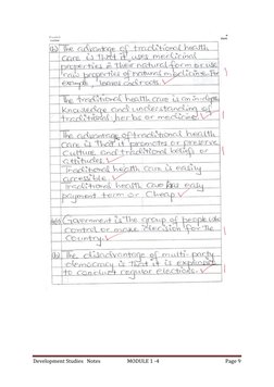 Development Studies Notes MODULE 1 -4
Page 9