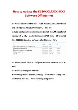 Dse Engine File Update Updating DSE 6XXX, 7XXX, 8XXX Software | PDF