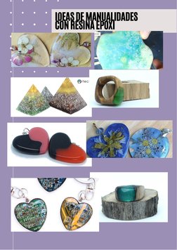 IDEAS DE MANUALIDADES
CON RESINA EPOXI
