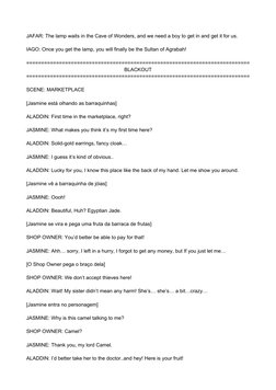 Aladdin Jr. School Play Script | PDF