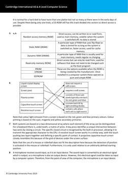 © Cambridge University Press 2019 
It is normal for a hard disk to have more than one platter but not so many as there were i