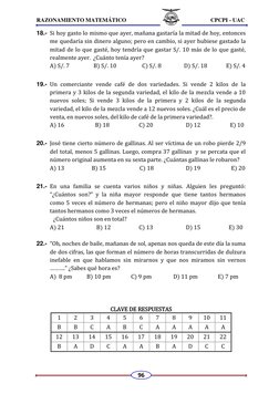 RAZONAMIENTO MATEMÁTICO                                                            CPCPI - UAC 
96