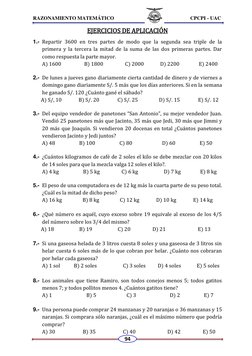 RAZONAMIENTO MATEMÁTICO                                                            CPCPI - UAC 
94