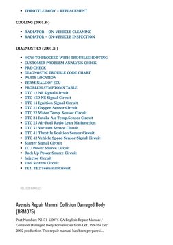 Toyota 1RZ Engine Repair Manual | PDF | Fuel Injection | Throttle