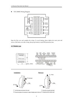 Ultrasonic Flow Meter Installation Guide | PDF | Menu (Computing ...
