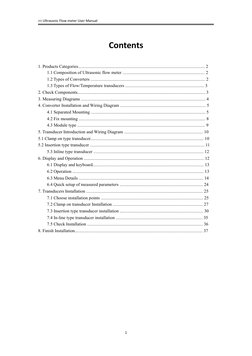 Ultrasonic Flow Meter Installation Guide | PDF | Menu (Computing ...