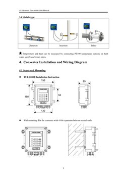 Ultrasonic Flow Meter Installation Guide | PDF | Menu (Computing ...
