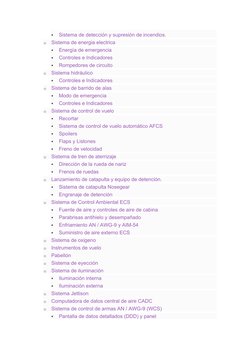  
Sistema de detección y supresión de incendios. 
o Sistema de energia electrica 
 
Energía de emergencia 
 
Controles e I