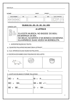 7 
 
ESCOLA:________________________________________________________________ 
 
NOME:_____________________________ ANO:______