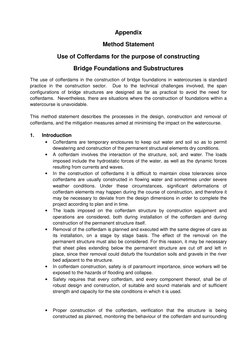 Cofferdam Method for Bridge Foundations | PDF | Deep Foundation | Dam