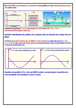 GRAFICOS DO MOVIMENTO UNIFORME (MU) e MOVIMENTO UNIFORMEMENTE VARIADO ...