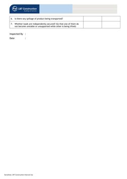 Vehicle Unloading Checklist.pdf Loading and Unloading Checklist | PDF | Cargo | Trailer (Vehicle)