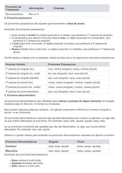 A Importância dos Pronomes na Língua Portuguesa | PDF | Pronome | Plural