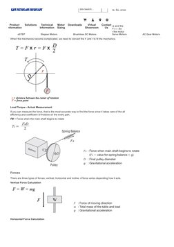 Servo Motor Sizing and Calculation Guide | PDF | Electric Motor | Torque