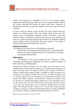 Nigerian Journal of Business Education (NIGJBED) Volume 7 No.2 October 2020             
 
Nigerian Journal of Busi