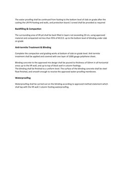 Raft Footing Construction Method Statement | PDF | Concrete | Building ...