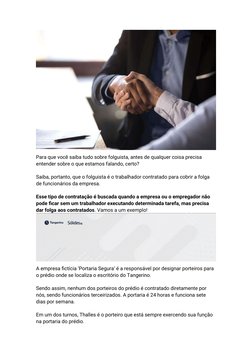 Para que você saiba tudo sobre folguista, antes de qualquer coisa precisa 
entender sobre o que estamos falando, certo?
Saiba