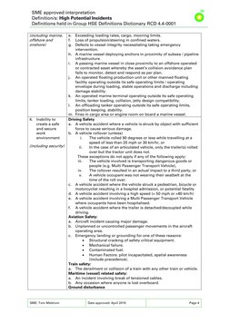 High Potential Incident Guidance | PDF | Traffic Collision | Risk