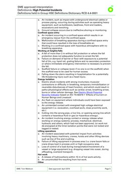 High Potential Incident Guidance | PDF | Traffic Collision | Risk