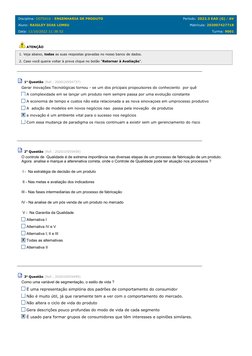 Engenharia de Produto e Inovação | PDF