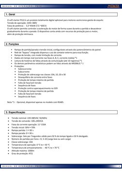 4 
 
M A N U A L  D E  O P E R A Ç Ã O –  P S 1 0  
 
M A N U A L  D E  O P E R A Ç Ã O –  P S 1 0  
 
1. Geral 
O soft