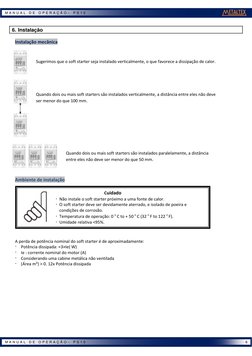 6 
 
M A N U A L  D E  O P E R A Ç Ã O –  P S 1 0  
 
M A N U A L  D E  O P E R A Ç Ã O –  P S 1 0  
 
6. Instalação